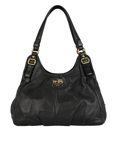 Madison Maggie Hobo, &pound;90, Handbags, Black, Leather, Front view